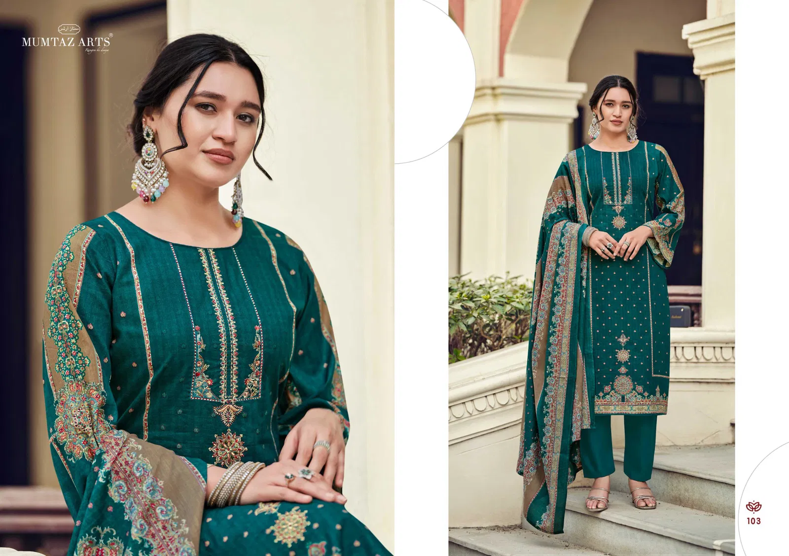 Paradise By Mumtaz Viscose Cotton Digital Printed Dress Material Exporters In India
